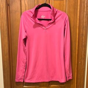 💗Nike Pro Combat Pink Dri-Fit Top running athleisure large women long sleeved